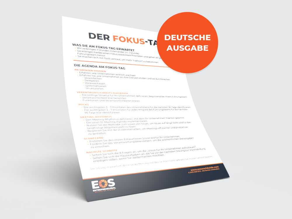 Focus Day Overview - GERMAN image 0