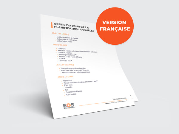 Annual Leadership Team Manual Inserts - FRENCH VERSION image 0