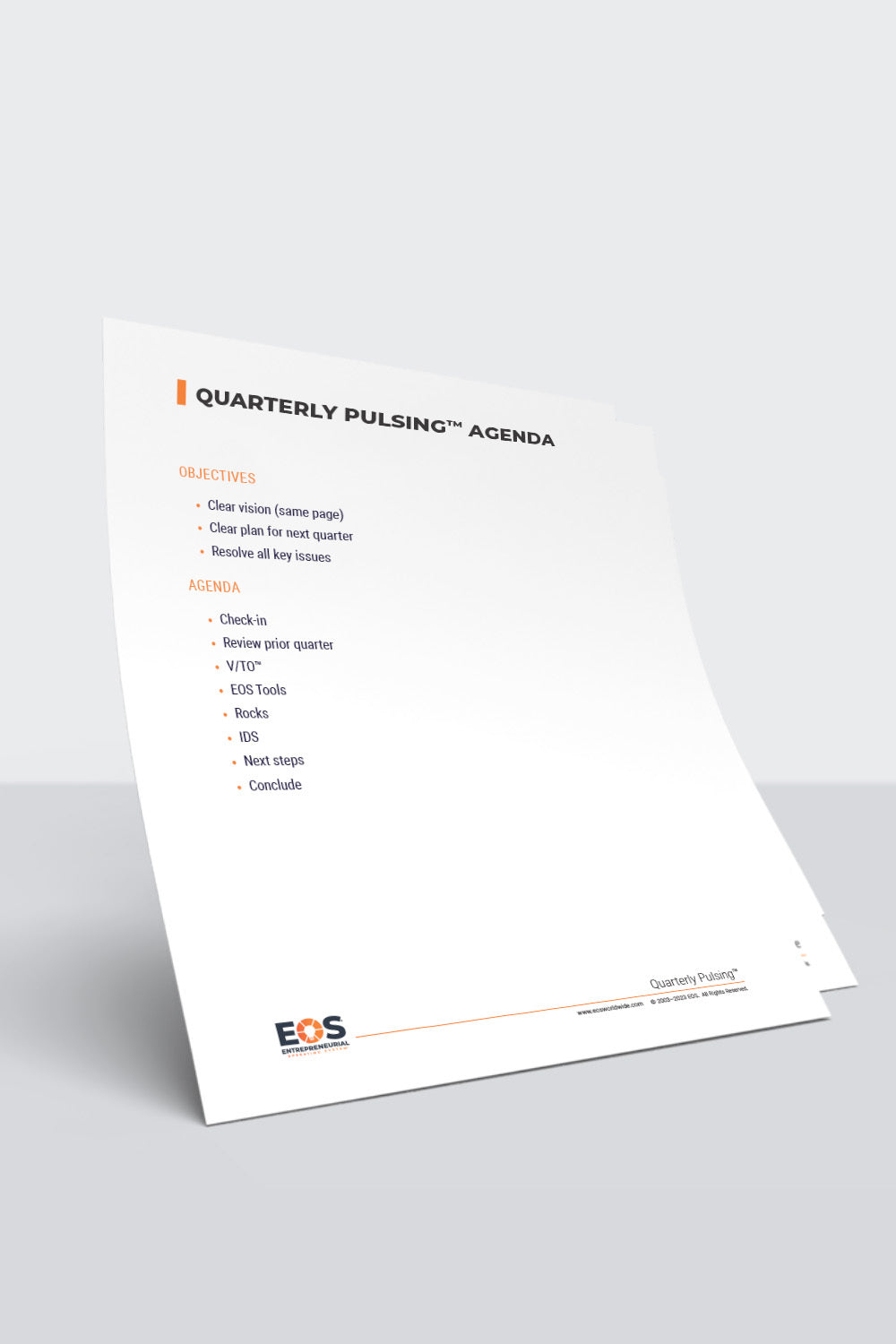 Quarterly Leadership Team Manual Inserts image 0